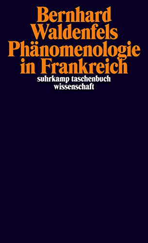 Phänomenologie in Frankreich (suhrkamp taschenbuch wissenschaft)